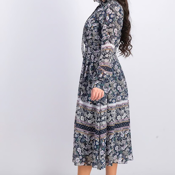 Midi Boho Julia Jordan dress. NWOT size 4, fits like 6 - Picture 1 of 7